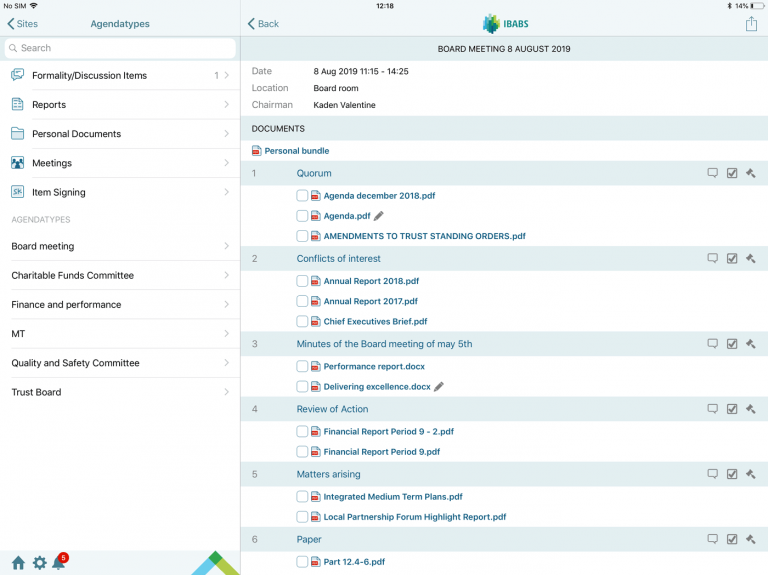 IBabs - Board Portal To Organise And Run Board Meetings More Efficiently